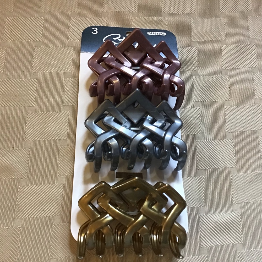 Women’s Stylin’ 3 pack Unique Design Hair Clips